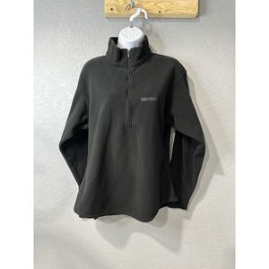 Marmot Women’s Size L Black Half Zip‎ Fleece Jacket